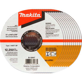 Makita® INOX Thin Cut-Off Wheel 60 Grit Type 1 5