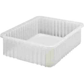 GoVets™ Plastic Clear-View Dividable Grid Container 22-1/2