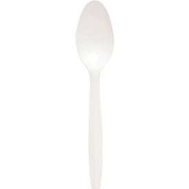 Dart® Regal™ Mediumweight Teaspoon Cutlery Full-Size White Pack of 1000 S6SW