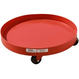 85 Gallon Solid Deck Drum Dolly Polyolefin Casters - SDD85P SDD85P