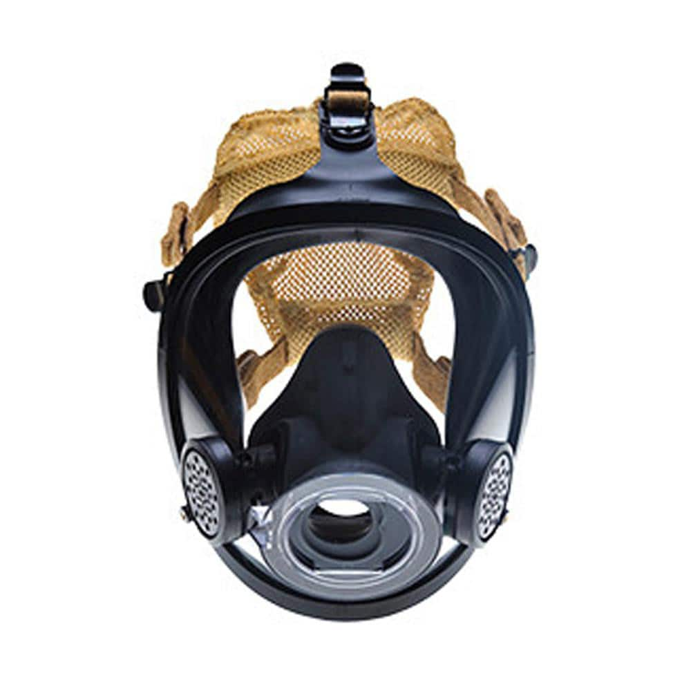 Full Face Respirator: Polyisoprene, Bayonet, Large MPN:7012511866