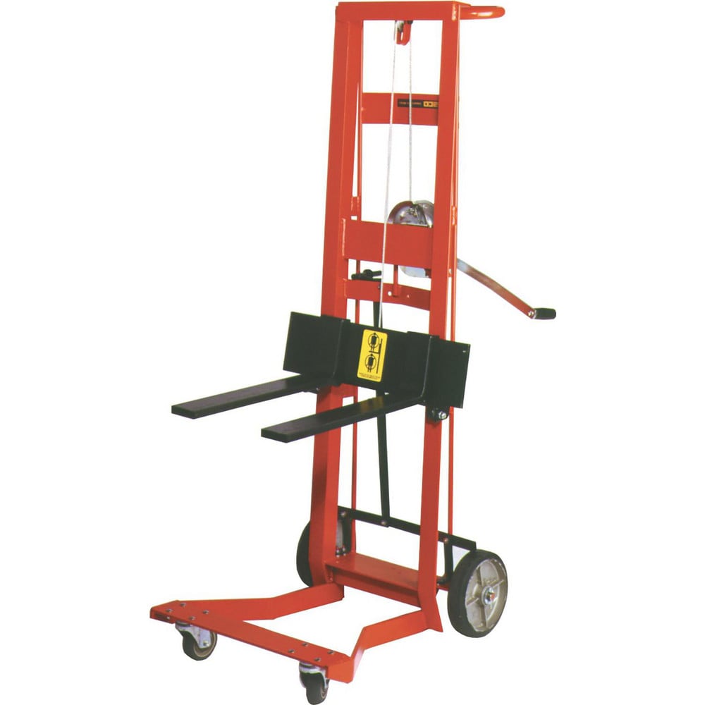 Manually Operated Lifts, Lift Type: Manual Winch , Type: Pedalift , Load Capacity: 750lb , Load Capacity (Lb. - 3 Decimals): 750.000 , Invertible Forks: No  MPN:260023