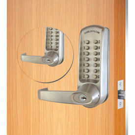 Codelocks ANSI Grade 2 Mechanical Lockset CL610BB-BS EZ Code Change Dual Key Pads Silver Gray CL610BB-BS