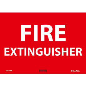 GoVets™ Fire Extinguisher 10x14 Pressure Sensitive Vinyl 223PB724