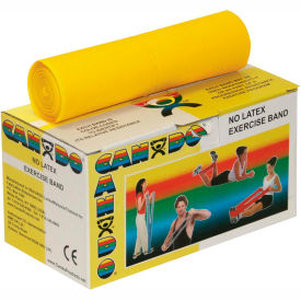 CanDo® Latex-Free Exercise Band Yellow 6 Yard Roll 1 Roll/Box 10-5611