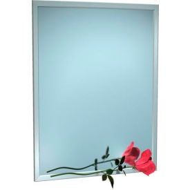 ASI® Stainless Steel Angle Frame Mirror - 18