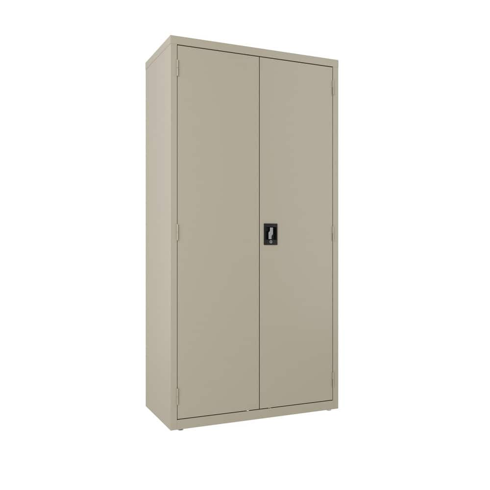 Steel wardrobe storage cabinets provide a concealed storage solution that is useful in various markets including business, industrial, education, hospitality and healthcare. Wardrobe cabinets are a space-efficient, flexible MPN:22631