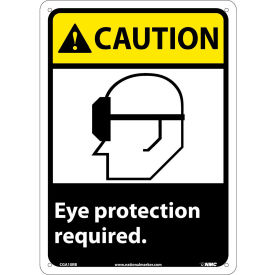 Graphic Signs - Caution Eye Protection Required - Plastic 10