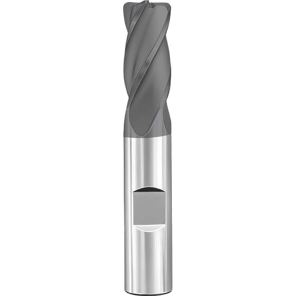 Corner Radius & Corner Chamfer End Mills, Mill Diameter (Decimal Inch): 0.3150 , Mill Diameter (mm): 8.00 , Number Of Flutes: 4 , Length of Cut (mm): 20.00  MPN:40018