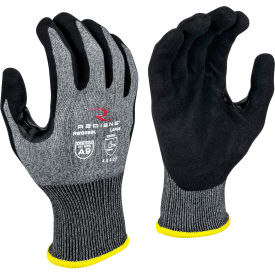 Radians® TEKTYE Cut Resistant Gloves Sandy Foam Nitrile Coated ANSI A9 S Black - Pkg Qty 12 RWG589S