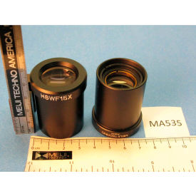 Meiji Techno MA535 Super Wide Field High Eyepoint 15X Eyepieces (Paired) Field No. 16 MA535