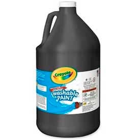 Crayola® Washable Paint Nontoxic 1 Gallon Black 542128051