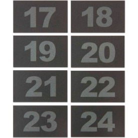 United Visual Numbers for ABS/Wood Cellphone Lockers TAB1724 - Numbers 17-24 TAB1724