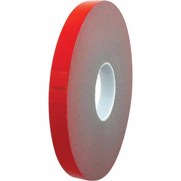 Gray Double-Sided Acrylic Foam Tape: 12 mm Wide, 33 m Long, 4.5 mil Thick, Acrylic Adhesive MPN:AFT450G01233