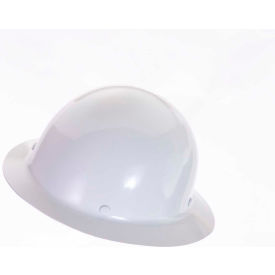 MSA Skullgard® Protective Hat With Staz-On Suspension Standard White 454665