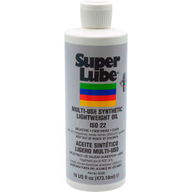 Super Lube® Multi-Use Synthetic Lightweight Oil ISO 22 1 Pint Bottle - Pkg Qty 12 50220