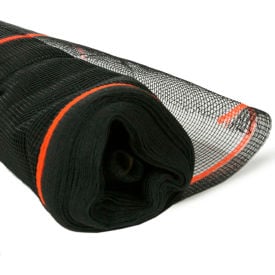 BOEN SN-20006 Fire Resistant Safety Netting 4 Ft. x 150 Ft. Black 1 Roll SN-20006