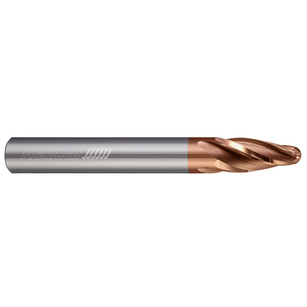 Barrel Cutter End Mills, End Type: Oval Form , Material: Solid Carbide , Series/List: Stainless & High Temp - Multi-Axis Finishers - 4 Flute - Oval Form  MPN:87979