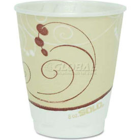 SOLO® Symphony Trophy Plus Dual Temperature Cups 8 oz. Beige 1000/Carton X8