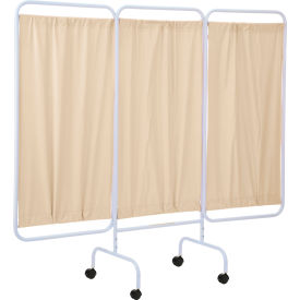 R&B Wire Products Three Panel Mobile Medical Privacy Screen 81