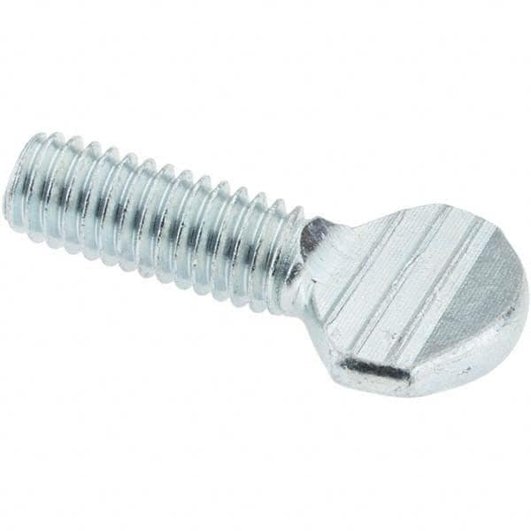 2 Steel Thumb Screw: 3/8-16, Oval Head MPN:-34444-1