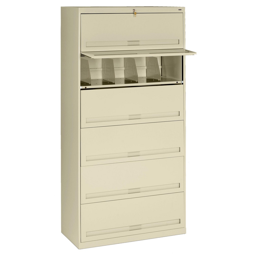 File Cabinets & Accessories, File Cabinet Type: Horizontal , Color: Champagne , Overall Height (Inch): 75-1/4 , Overall Width (Inch): 36  MPN:FS361L-CPY