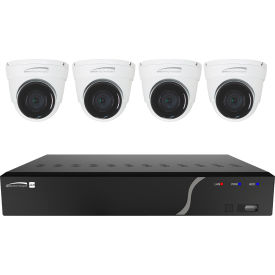 Speco® 4 Channel H.265 Network Video Recorder & 4 Outdoor IR 5MP IP Cameras Kit 1TB Storage ZIPK4N1