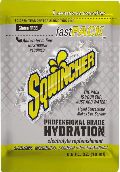 Activity Drink: 0.6 oz, Pack, Lemonade, Liquid Concentrate, Yields 6 oz MPN:1590785-2