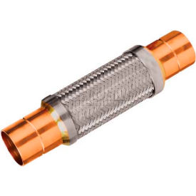 Braided Stainless Steel Hose w/ Copper Sweat Ends - 15-1/2