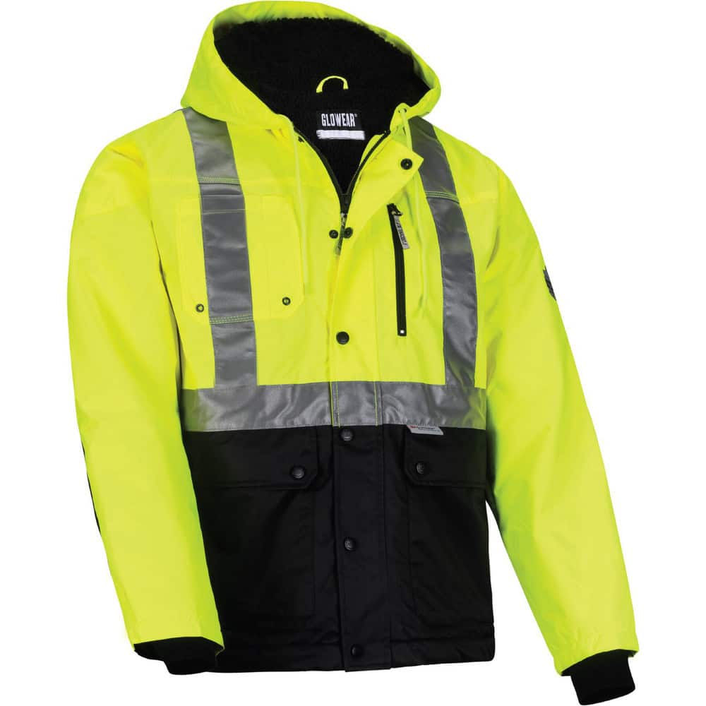 Jackets & Coats, Garment Style: Hooded, Jacket , Size: Large , Garment Type: High Visibility , Gender: Unisex , Material: Polyester, Fleece  MPN:23974