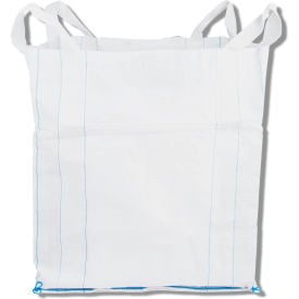 Commercial FIBC Bulk Bags - Open Top Flat Bottom 2205 Lbs PP 35 x 35 x 38 - Pack Of 1 GL38U0F-1