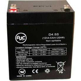 AJC® 12V 4.5Ah Sealed Lead Acid - AGM - VRLA Battery AJC-D4.5S