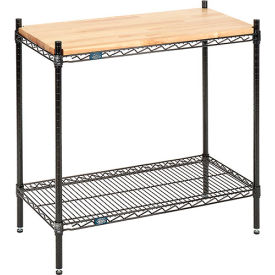 Nexel® 2 Shelf Chrome Wire Shelving Display Unit Starter 48