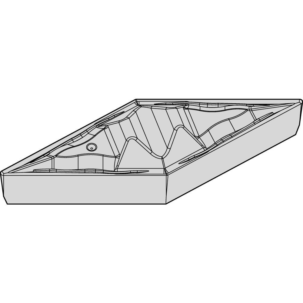 Profiling Inserts, Insert Style: VBMR , Insert Size Code: 110304 , Insert Material: Carbide , Width (Inch): 1/4 , Manufacturer Grade: KCP25C  MPN:7088188