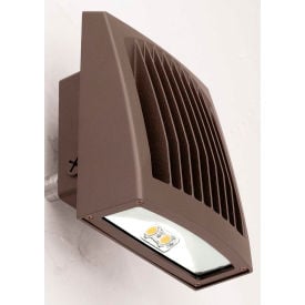 Hubbell SG1-20-4K-PCU LED Low Profile Wall Pack w/ Photocontrol 21W 2300L 4000K Dark Bronze DLC SG1-20-4K-PCU