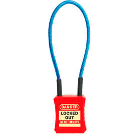 ZING Cable Lockout Safety Padlock 1 Ft Cable 7319 7319