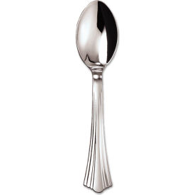 WNA® Heavyweight Plastic Spoons Silver Pack of 600 WNA 620155