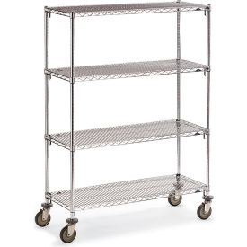 Metro Super Erecta Wire Shelf Truck w/Adjustable Shelves 900 lb. Capacity 48