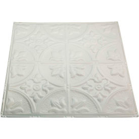 Great Lakes Tin Jamestown 2' X 2' Lay-in Tin Ceiling Tile in Antique White - Y51-02 Y51-02