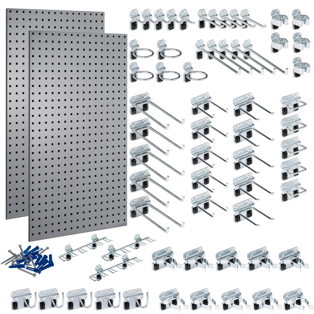 Peg Boards, Board Type: Pegboard Kit , Width (Inch): 24in , Mount Type: Wall , Height (Inch): 42-1/2 , Number of Panels: 2  MPN:LB2-GKIT