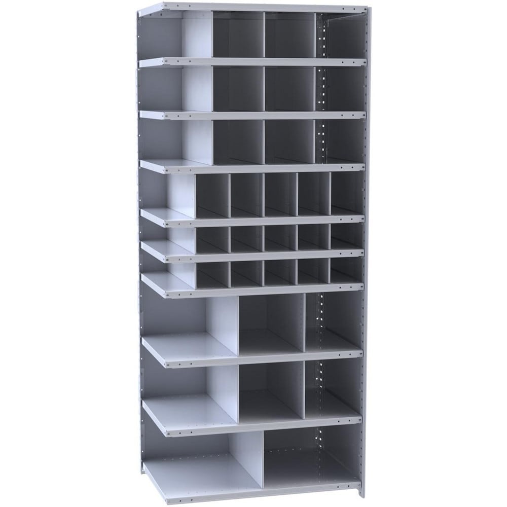 Bin Shelving, Bin Shelving Type: Clip Shelving , Shelf Construction: Solid , Shelf Type: Fixed , Shelf Capacity: 800 , Assembled: No  MPN:A5535-18HG