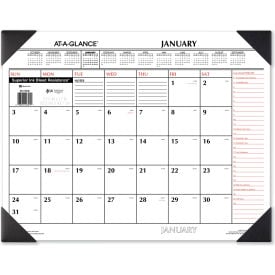 AT-A-GLANCE® Two-Color Monthly Desk Pad Calendar 22 x 17 Jan to Dec 2025 SK117000