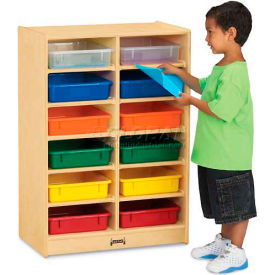 Jonti-Craft® Mobile Cubbie W/12 Colored Paper-Trays 24-1/2