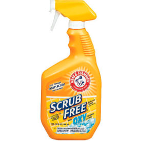 Arm & Hammer Scrub Free Bathroom Cleaner W/ Oxy Clean Lemon 32 Oz. Trigger 8/Case CHU3320035255