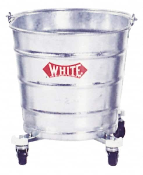 Mop Bucket Accessories, Accessory Type: Bucket Casters , For Use With: 26 Qt. Oval Buckets , Material: Galvanized Steel , Color: Silver , Capacity: 26.0qt  MPN:260