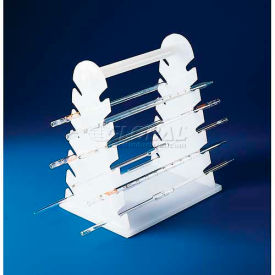 Bel-Art Pipette Support Rack 189600000 Polyethylene 12 Places 9-1/2