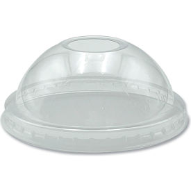 Boardwalk® Cold Cup Dome Lids Fits 9 -10 oz. PET Cups Clear 100/Pack BWKPET910DOMEPK