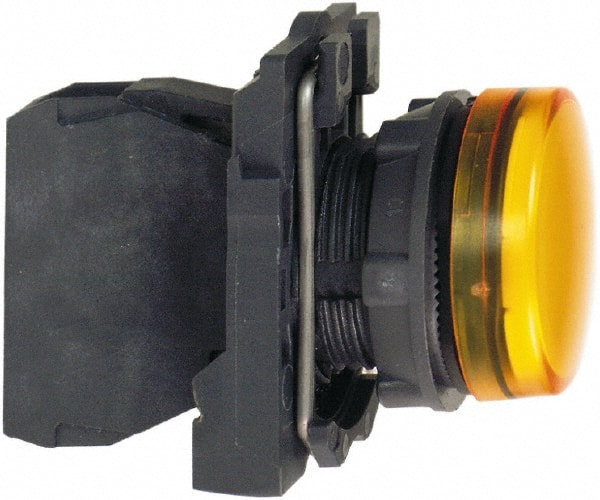 110-120 VAC at 50/60 Hz Orange Lens LED Pilot Light MPN:XB5AVG5