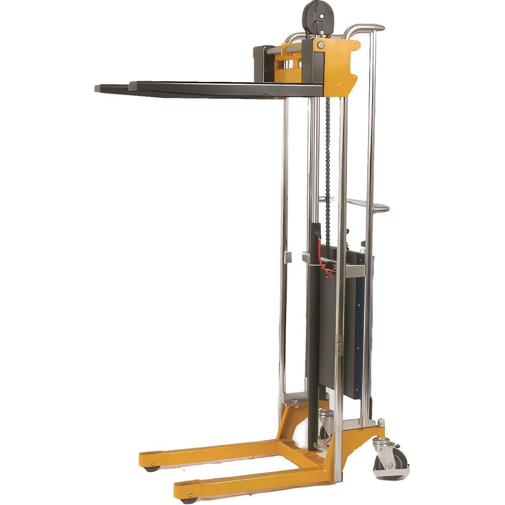 Manually Operated Lifts, Lift Type: Steel Stacker Lift , Type: Electric Lift , Load Capacity: 880lb , Load Capacity (Lb. - 3 Decimals): 880.000  MPN:273203