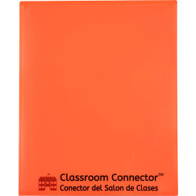 C-Line® Classroom Connector School-to-Home Folders Orange 25/Box 32002